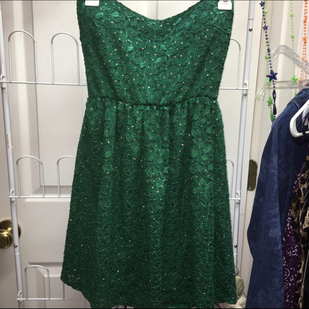 COPY - Green Sparkly Dress 👗